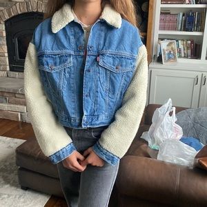 Levi’s Jean and Fleece Jacket
